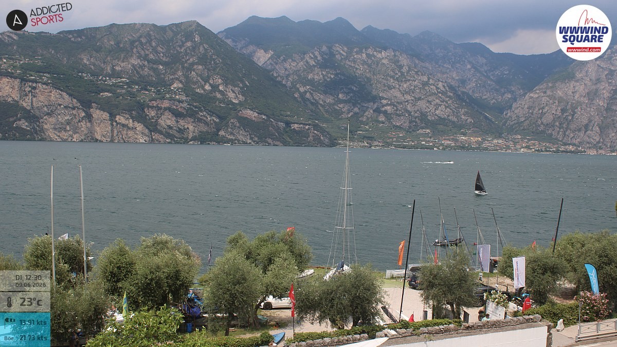 Archiv Foto Webcam Gardasee - Malcesine