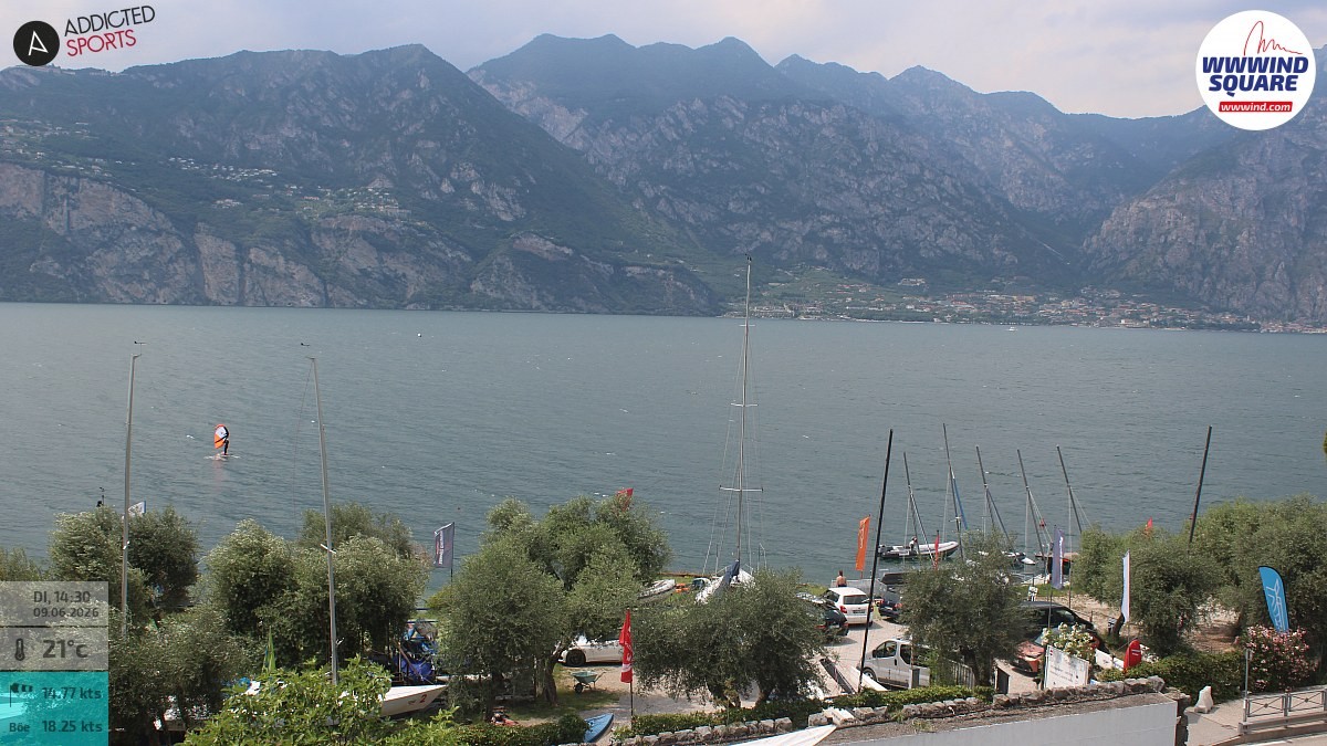Archiv Foto Webcam Gardasee - Malcesine