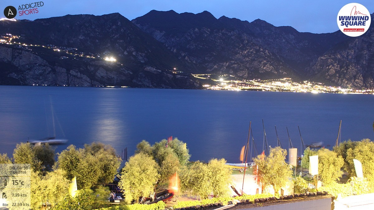 Archiv Foto Webcam Gardasee - Malcesine