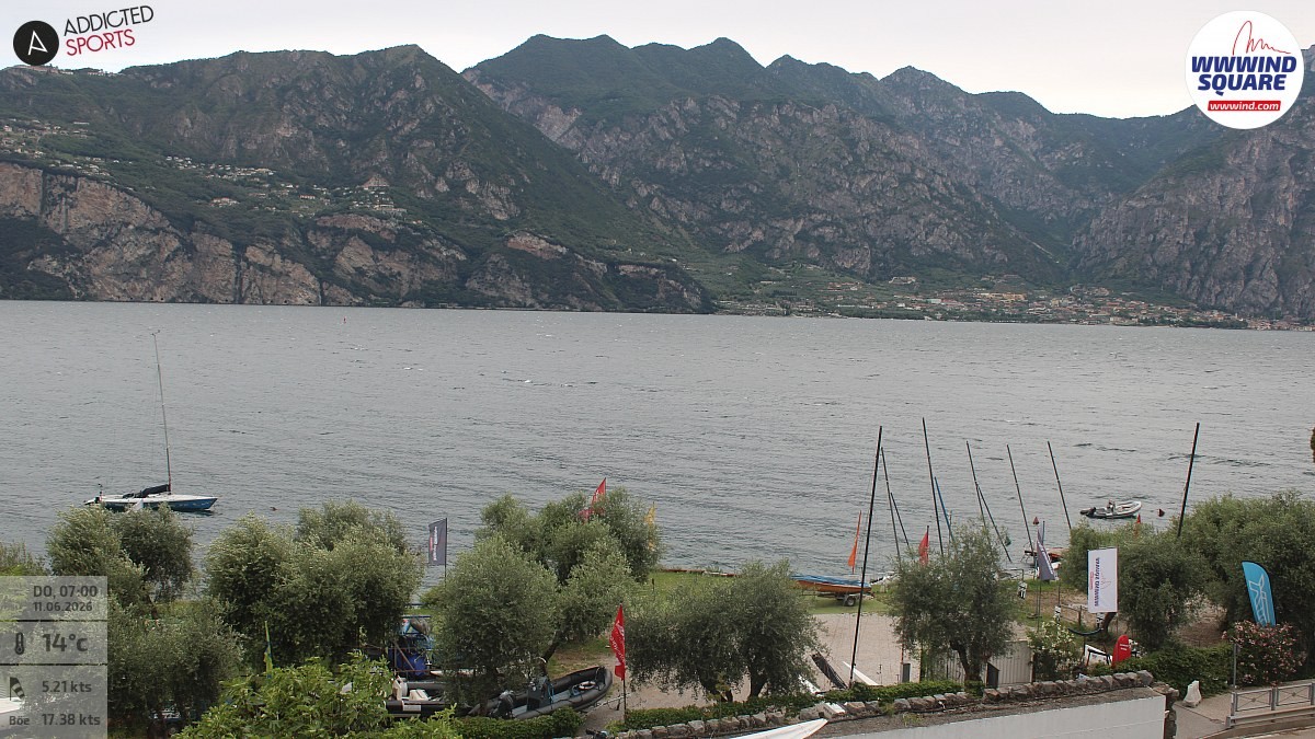 Archiv Foto Webcam Gardasee - Malcesine