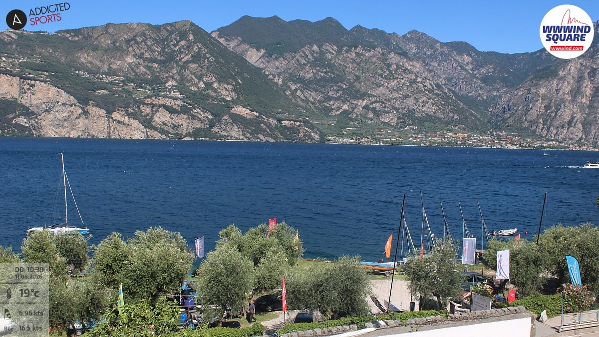 Archiv Foto Webcam Gardasee - Malcesine