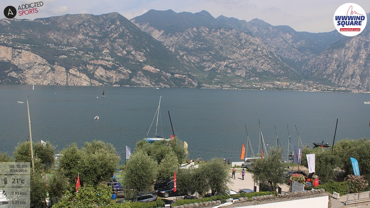 Archiv Foto Webcam Gardasee - Malcesine