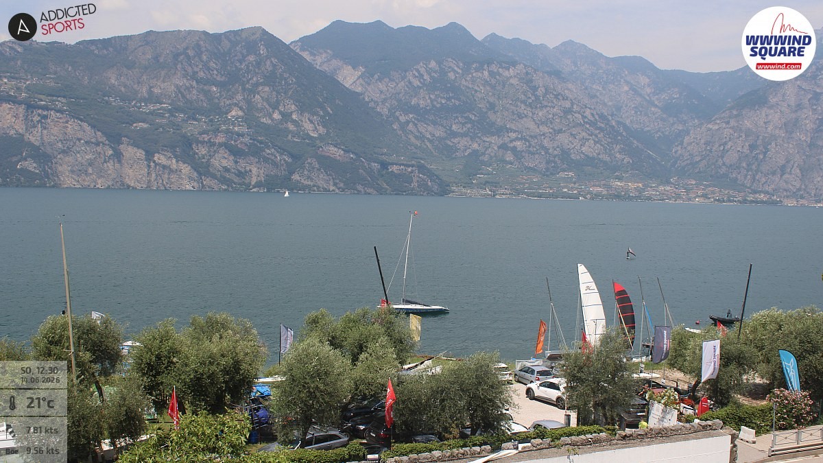Archiv Foto Webcam Gardasee - Malcesine