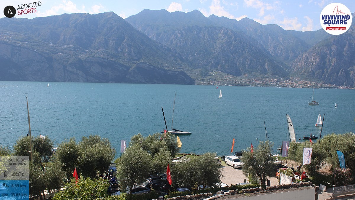 Archiv Foto Webcam Gardasee - Malcesine