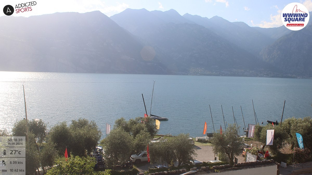 Archiv Foto Webcam Gardasee - Malcesine