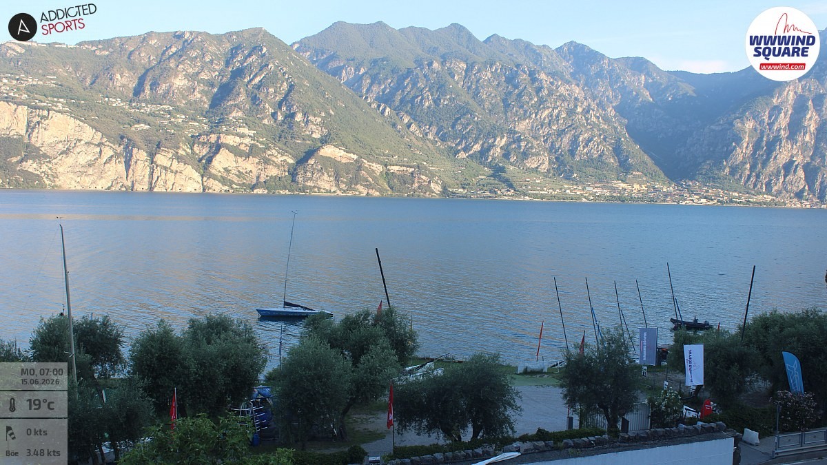 Archived image Webcam Lake Garda - Malcesine
