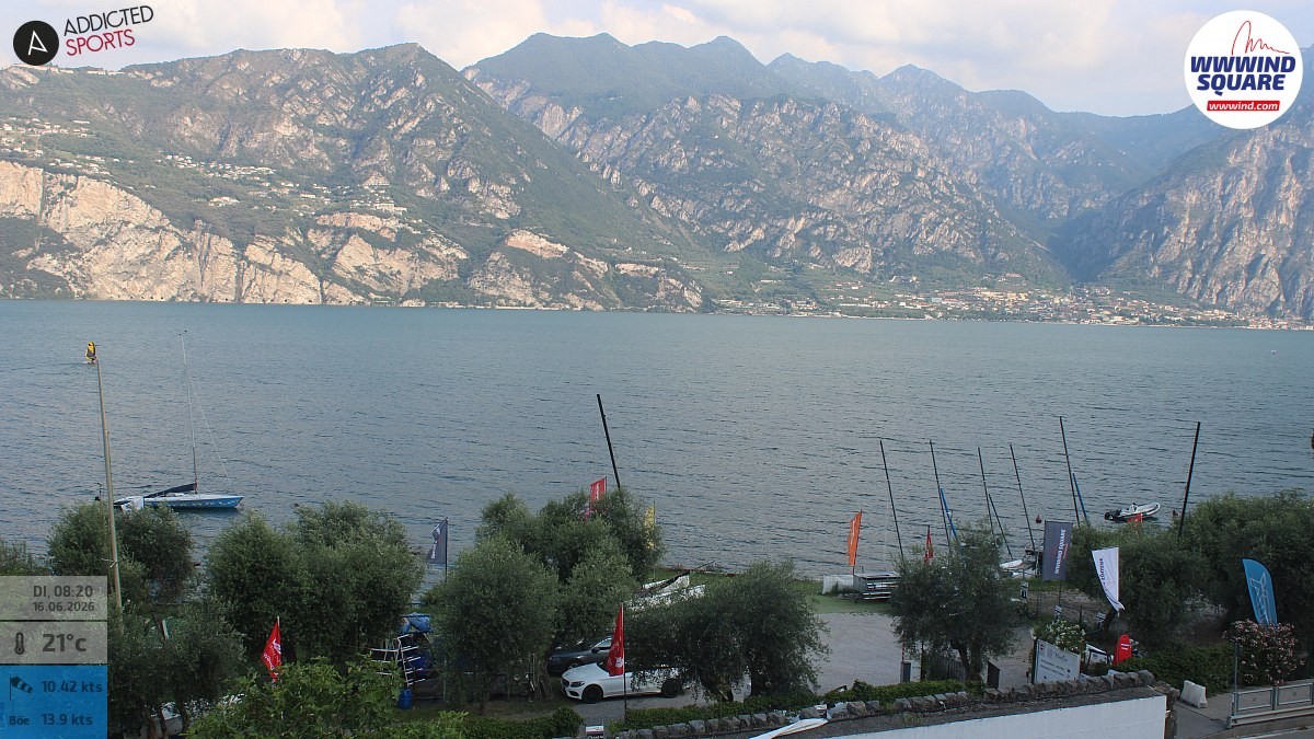 Archived image Webcam Lake Garda - Malcesine