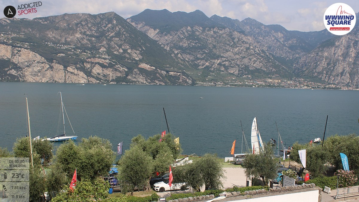Archiv Foto Webcam Gardasee - Malcesine