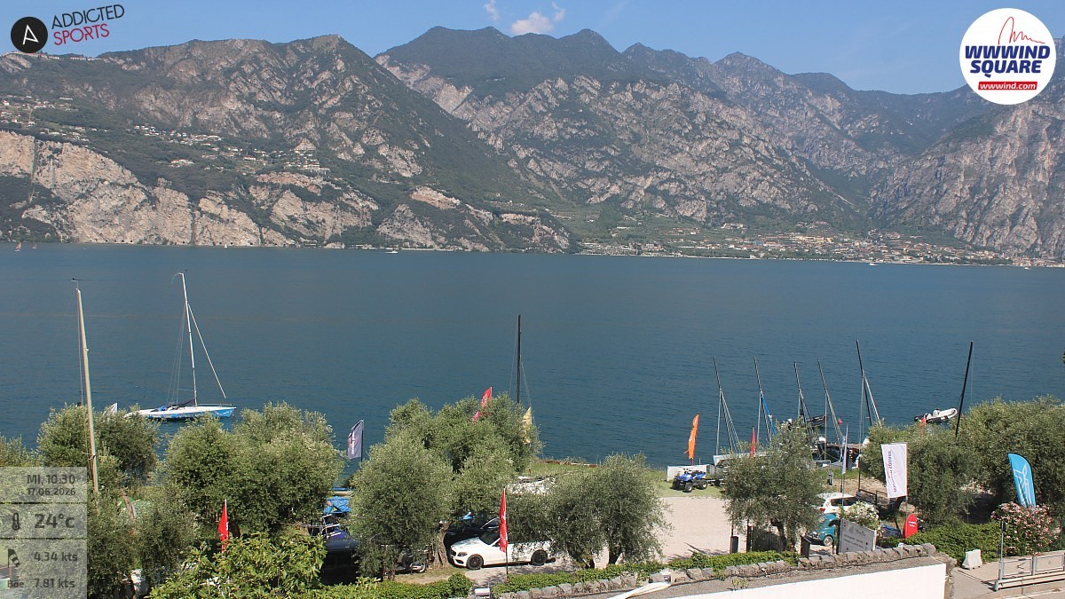 Archived image Webcam Lake Garda - Malcesine
