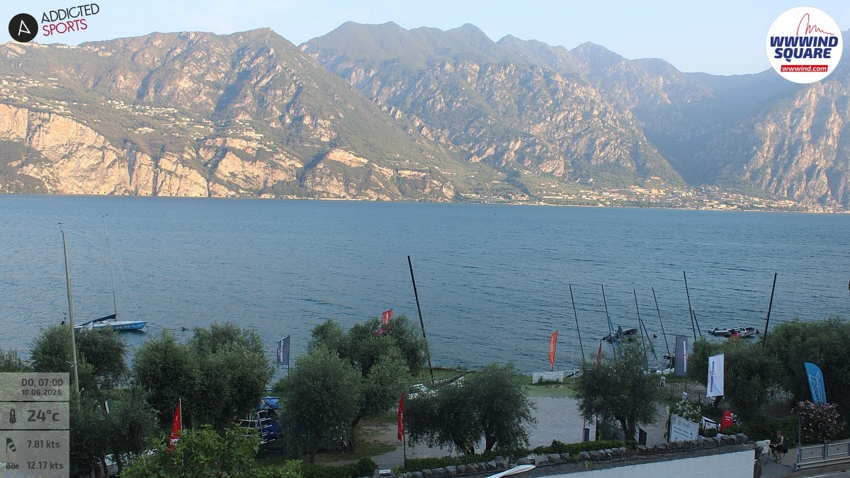 Archiv Foto Webcam Gardasee - Malcesine