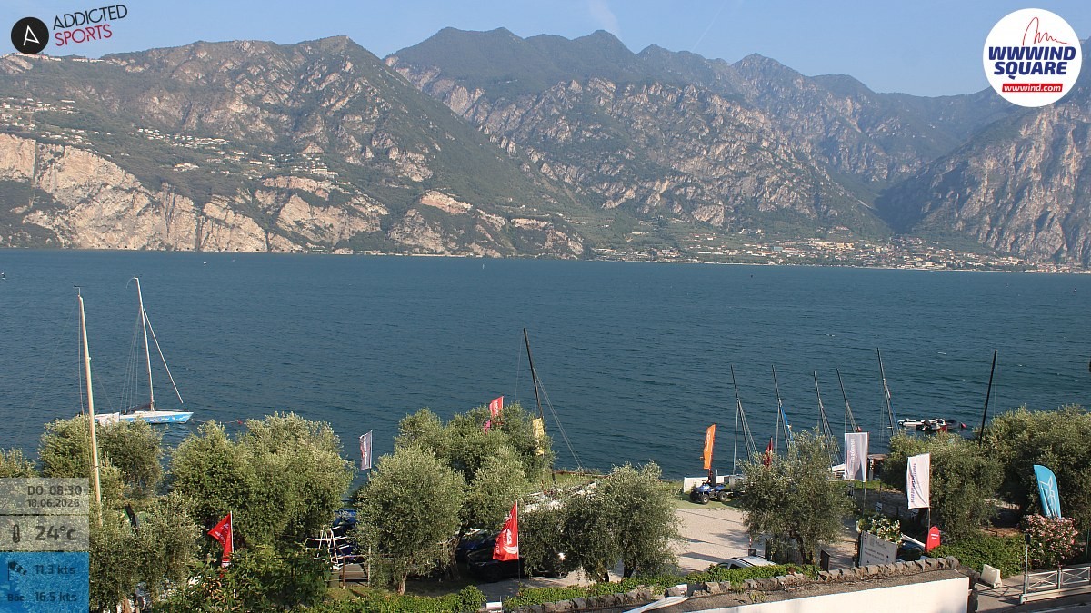 Archiv Foto Webcam Gardasee - Malcesine
