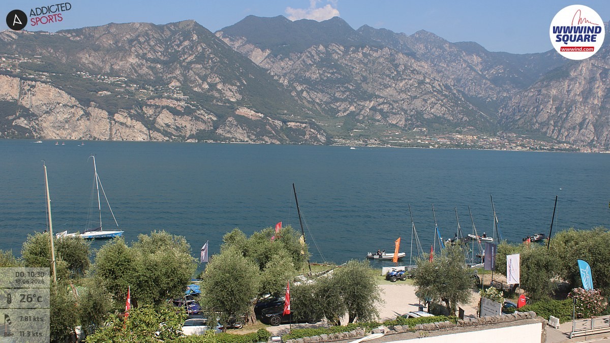 Archiv Foto Webcam Gardasee - Malcesine