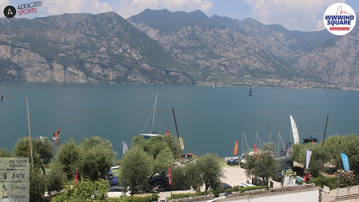 Archiv Foto Webcam Gardasee - Malcesine