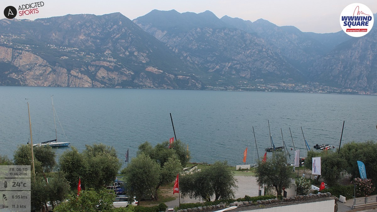 Archiv Foto Webcam Gardasee - Malcesine
