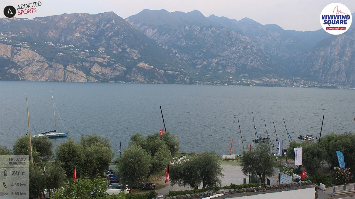 Archiv Foto Webcam Gardasee - Malcesine