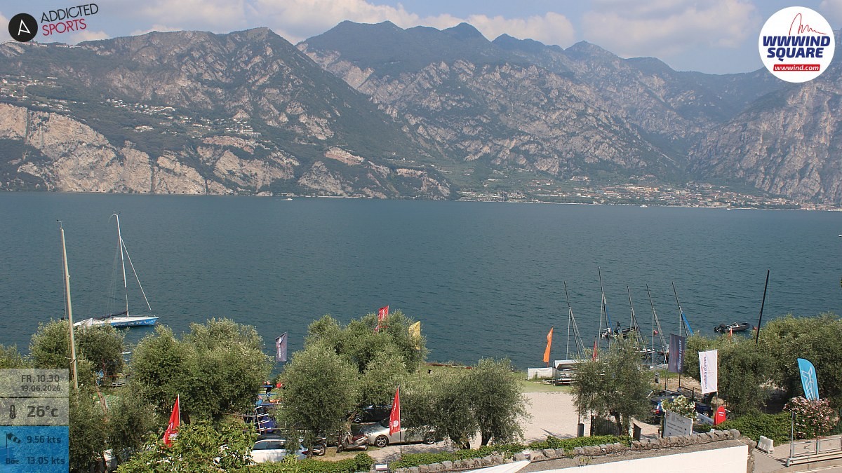 Archiv Foto Webcam Gardasee - Malcesine