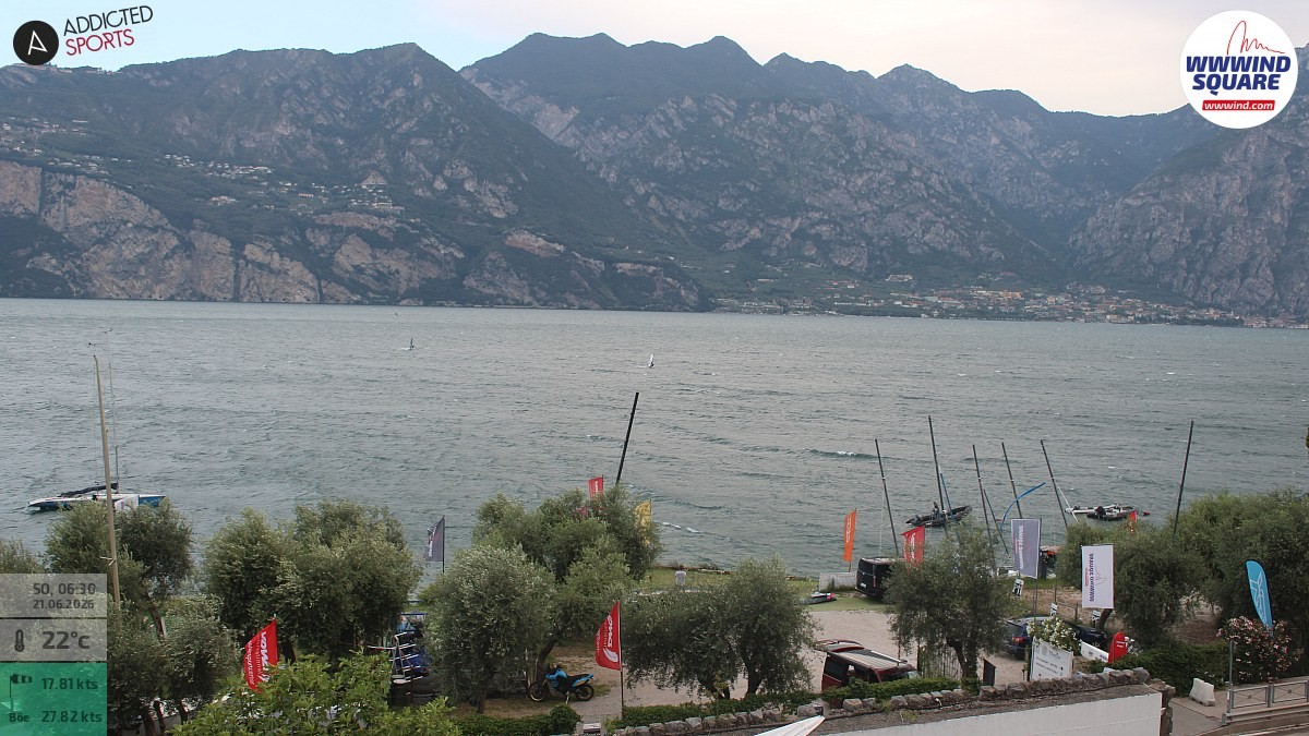 Archiv Foto Webcam Gardasee - Malcesine