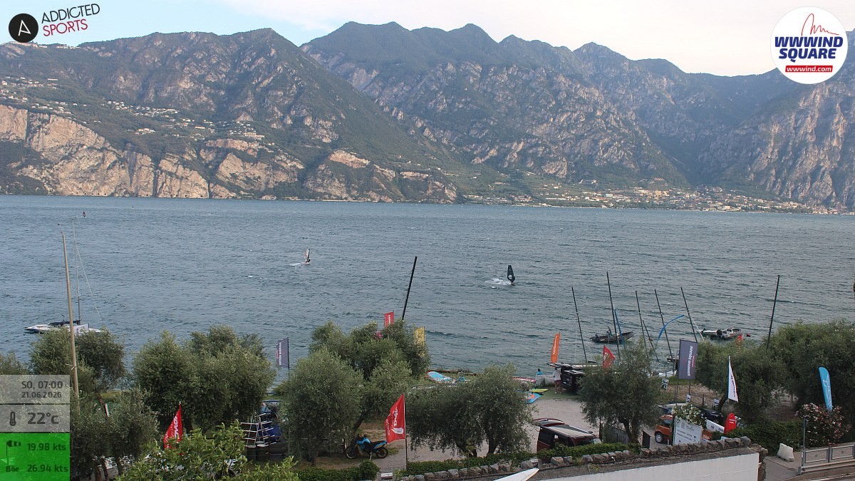 Archiv Foto Webcam Gardasee - Malcesine