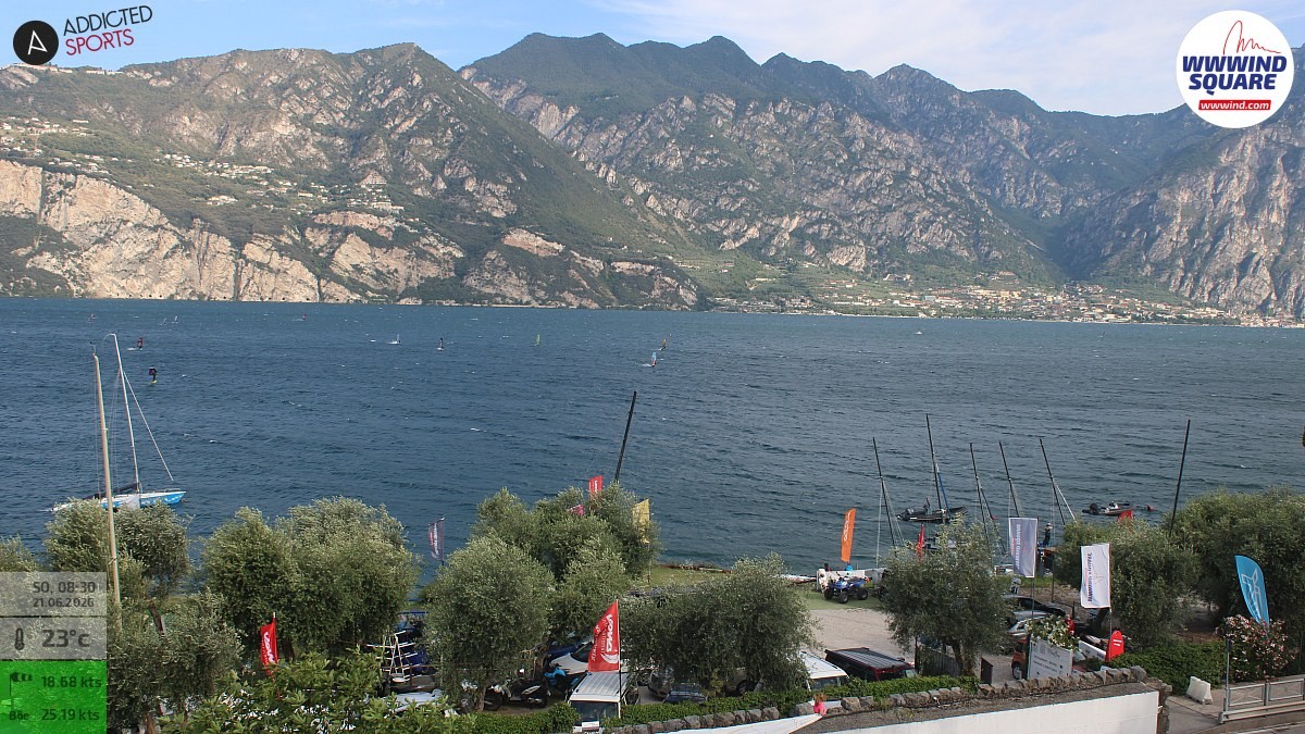 Archiv Foto Webcam Gardasee - Malcesine