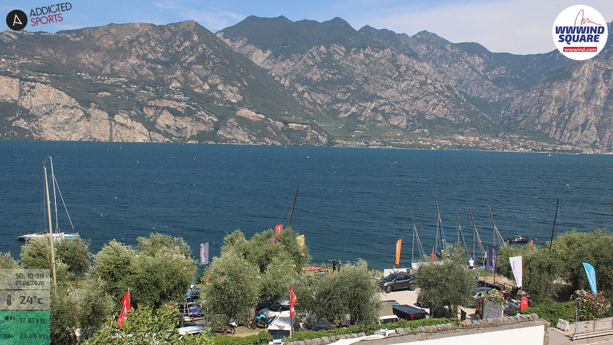 Archiv Foto Webcam Gardasee - Malcesine