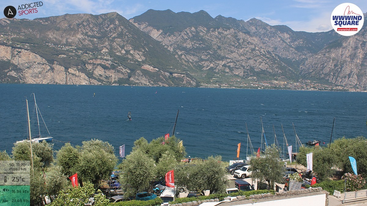 Archiv Foto Webcam Gardasee - Malcesine