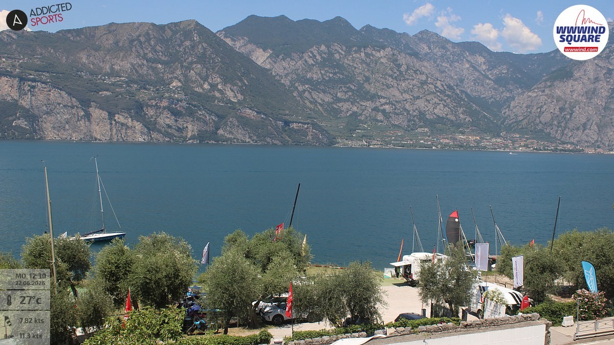 Archived image Webcam Lake Garda - Malcesine