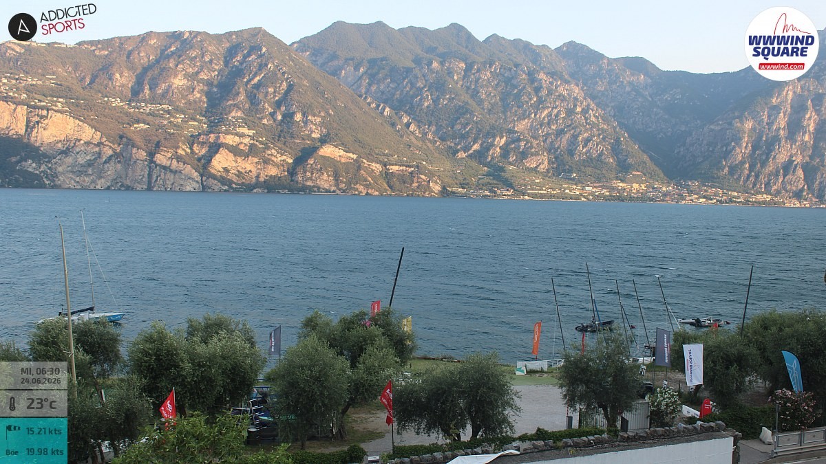 Archived image Webcam Lake Garda - Malcesine