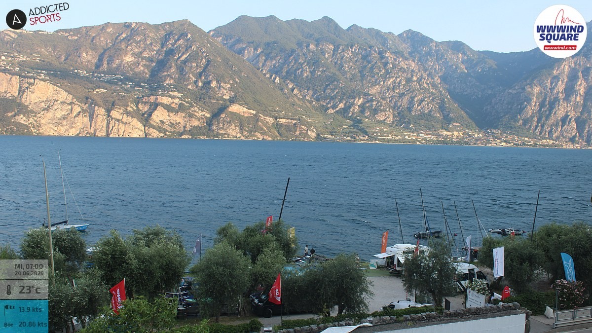 Archived image Webcam Lake Garda - Malcesine