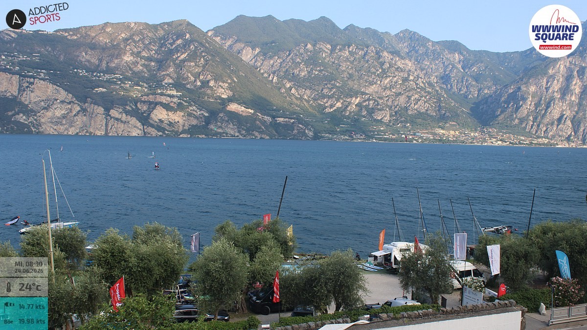 Archived image Webcam Lake Garda - Malcesine