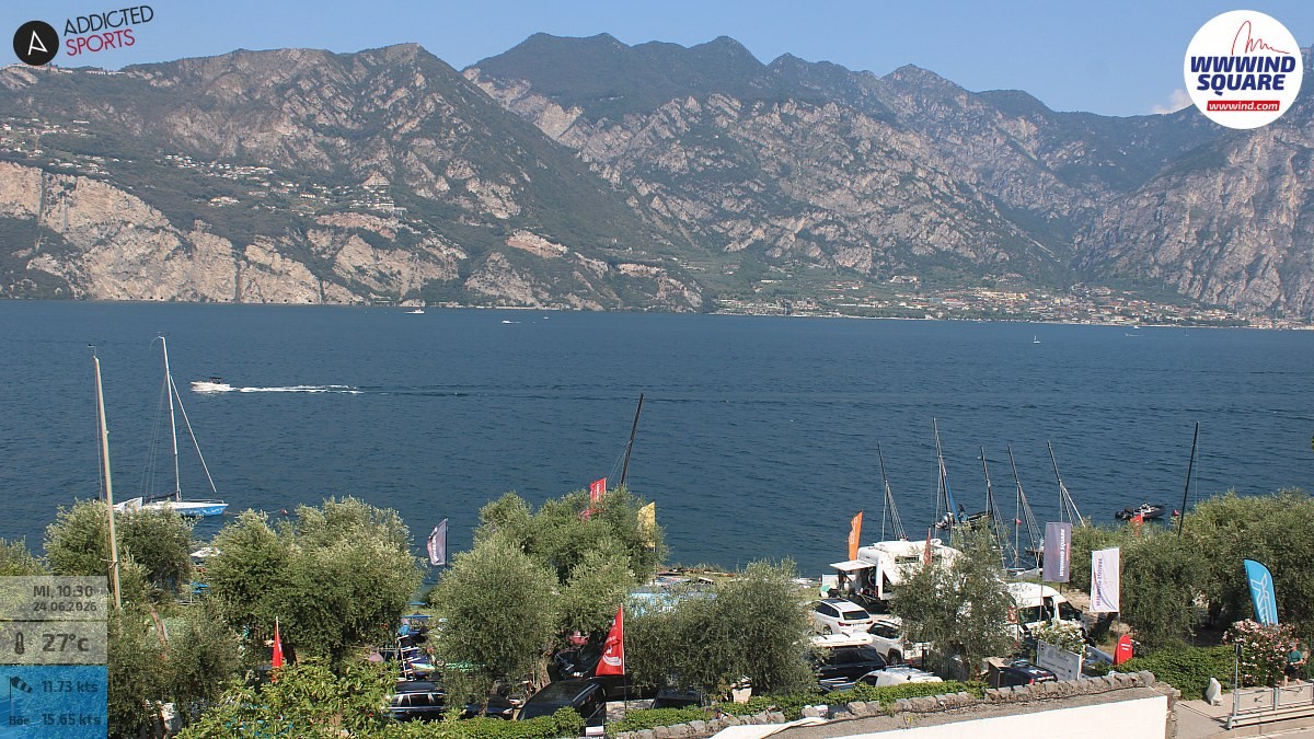 Archived image Webcam Lake Garda - Malcesine