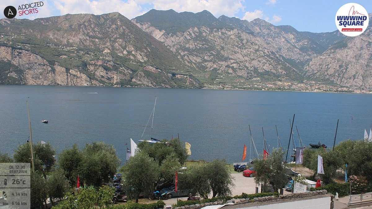 Archiv Foto Webcam Gardasee - Malcesine