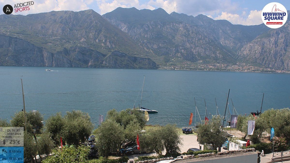 Archiv Foto Webcam Gardasee - Malcesine