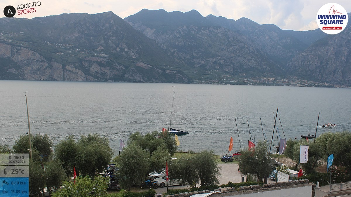 Archiv Foto Webcam Gardasee - Malcesine