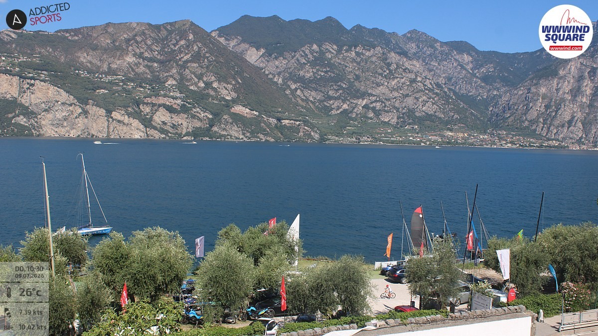 Archiv Foto Webcam Gardasee - Malcesine