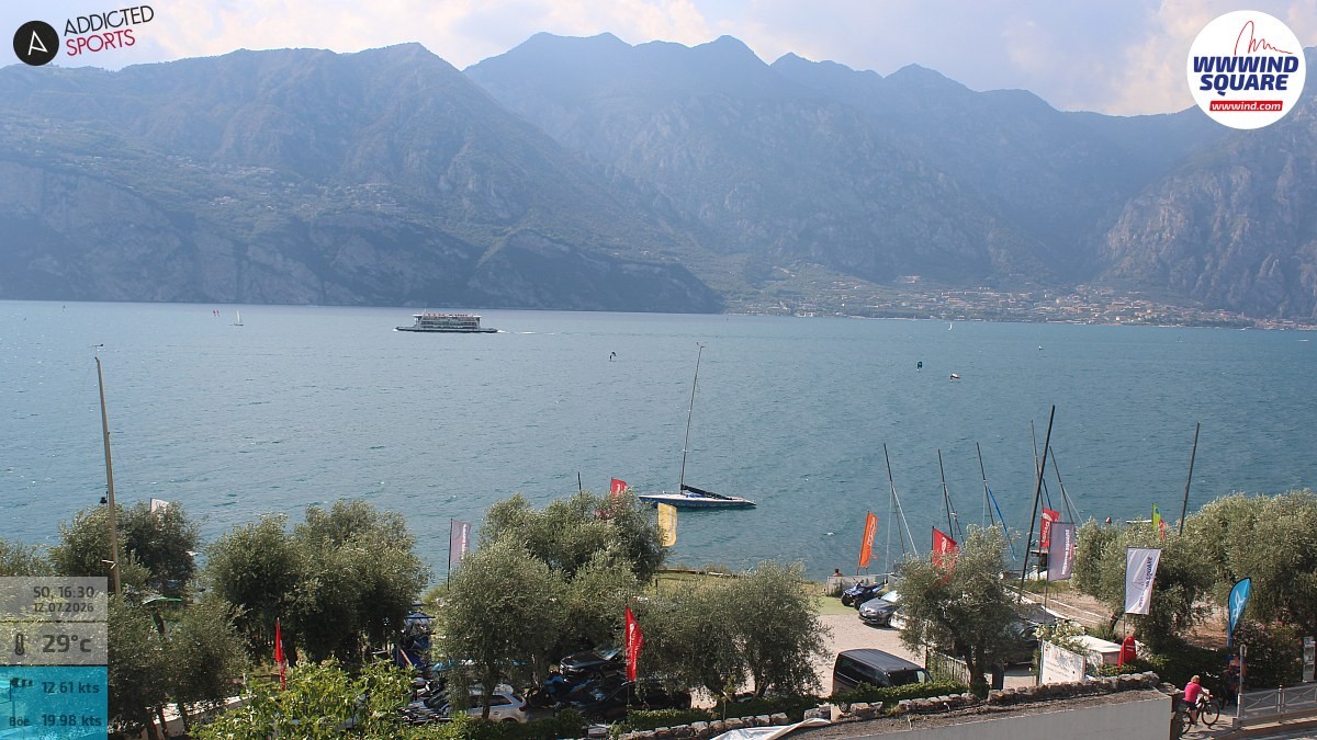 Archiv Foto Webcam Gardasee - Malcesine