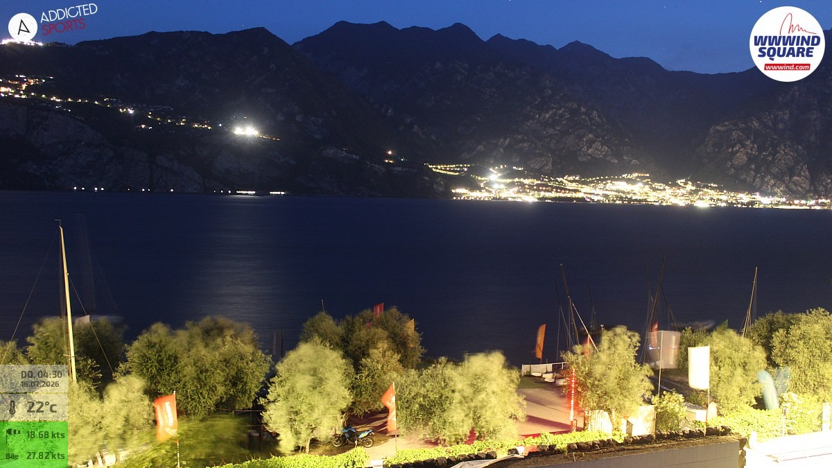 Archiv Foto Webcam Gardasee - Malcesine