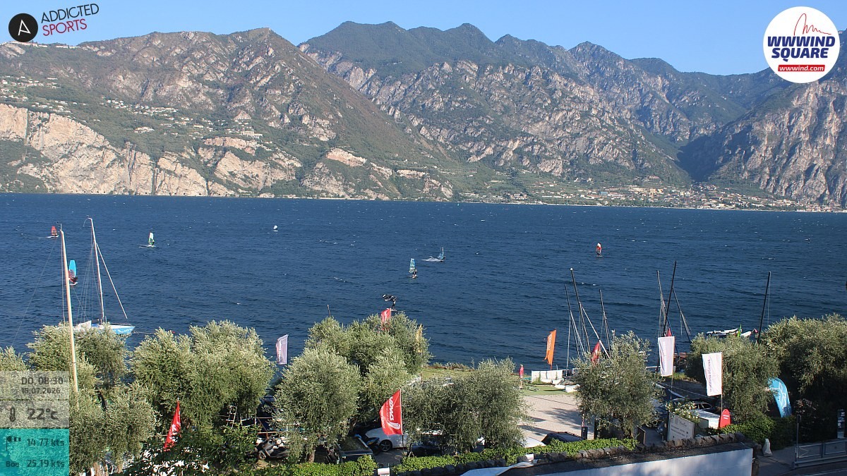 Archiv Foto Webcam Gardasee - Malcesine