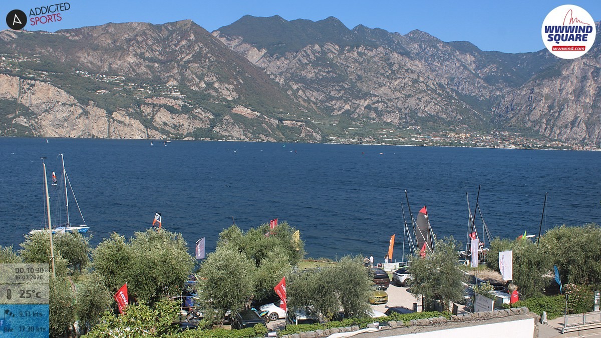 Archiv Foto Webcam Gardasee - Malcesine