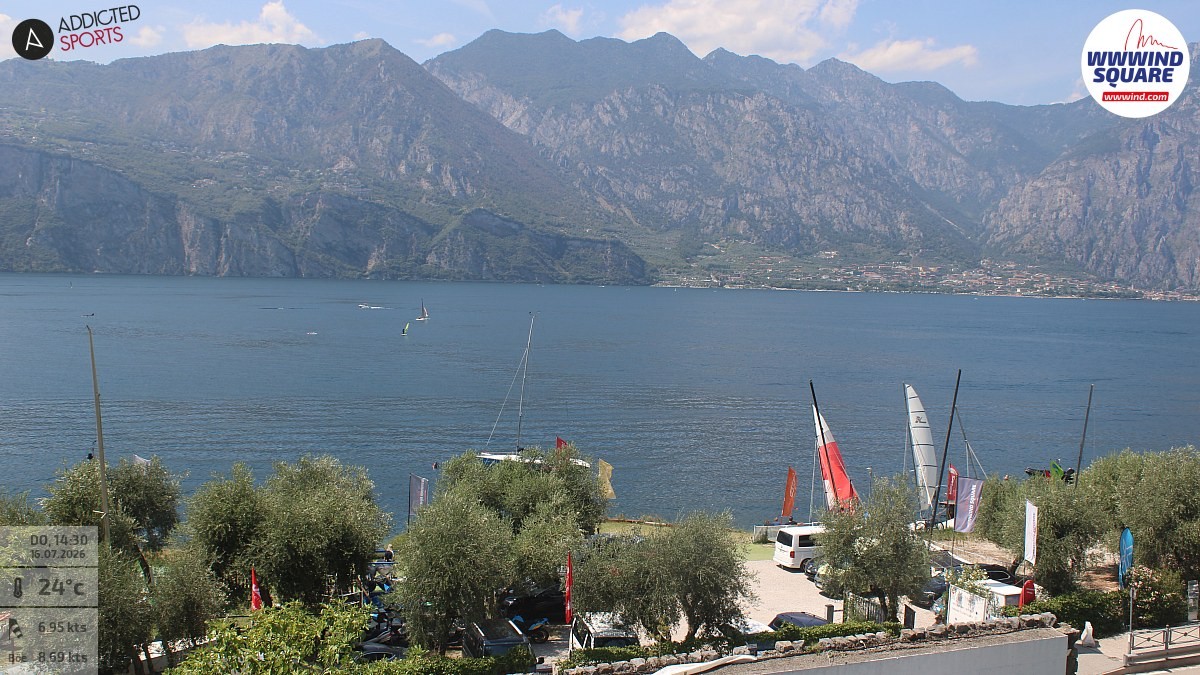 Archiv Foto Webcam Gardasee - Malcesine