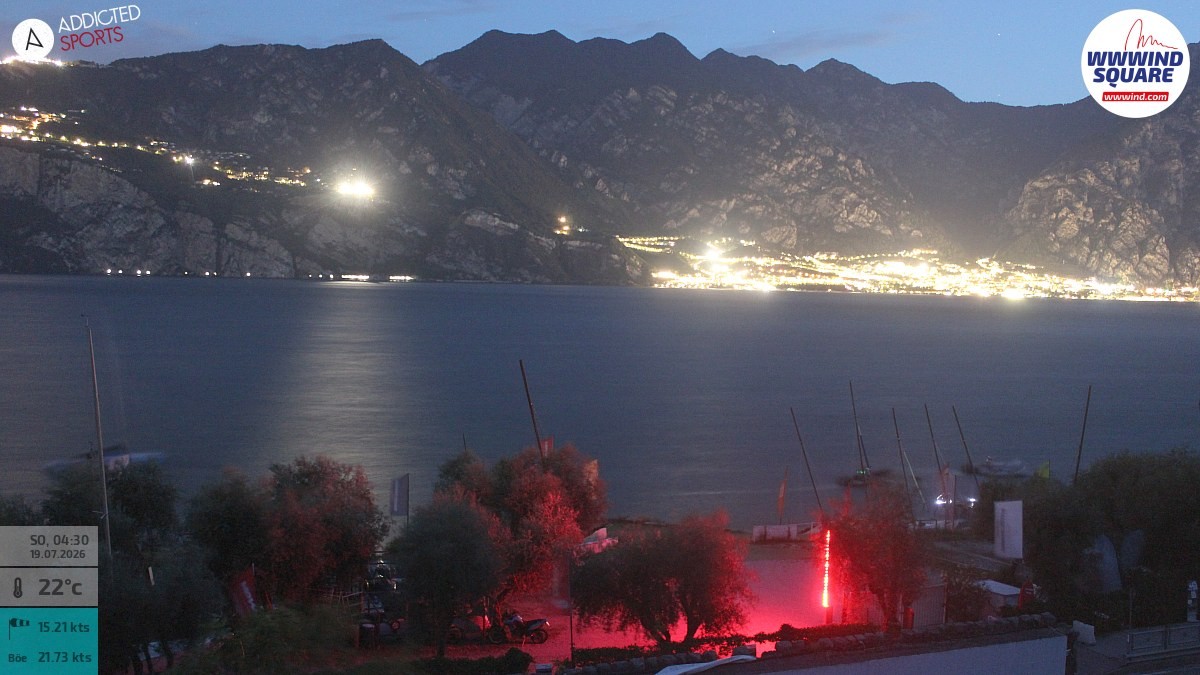 Archiv Foto Webcam Gardasee - Malcesine