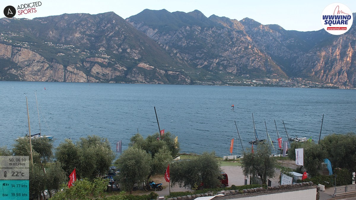Archiv Foto Webcam Gardasee - Malcesine