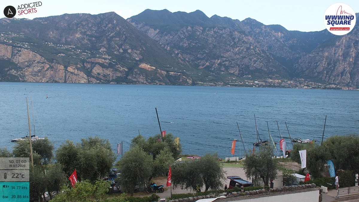 Archiv Foto Webcam Gardasee - Malcesine