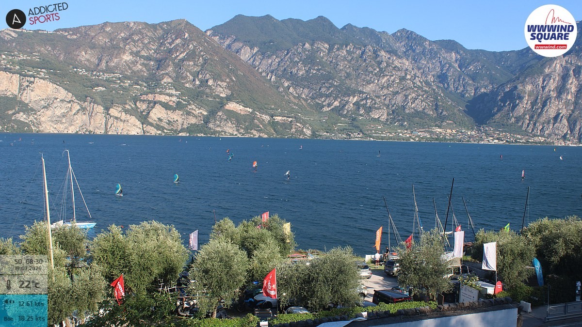 Archiv Foto Webcam Gardasee - Malcesine