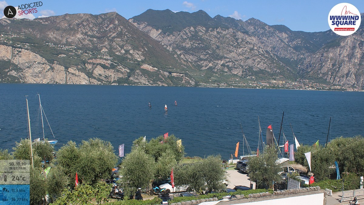 Archiv Foto Webcam Gardasee - Malcesine