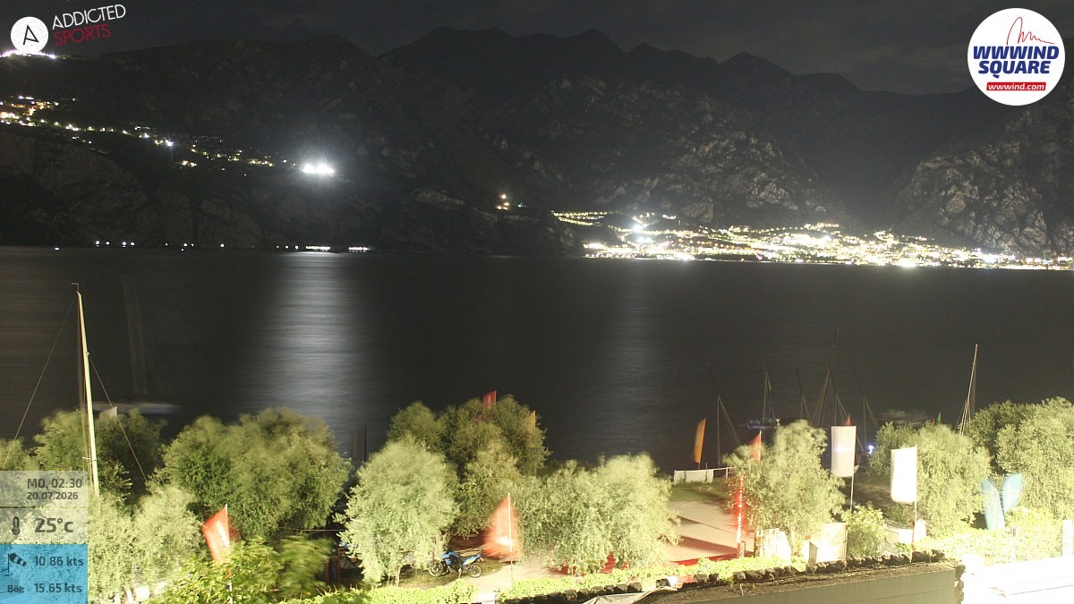 Archiv Foto Webcam Gardasee - Malcesine