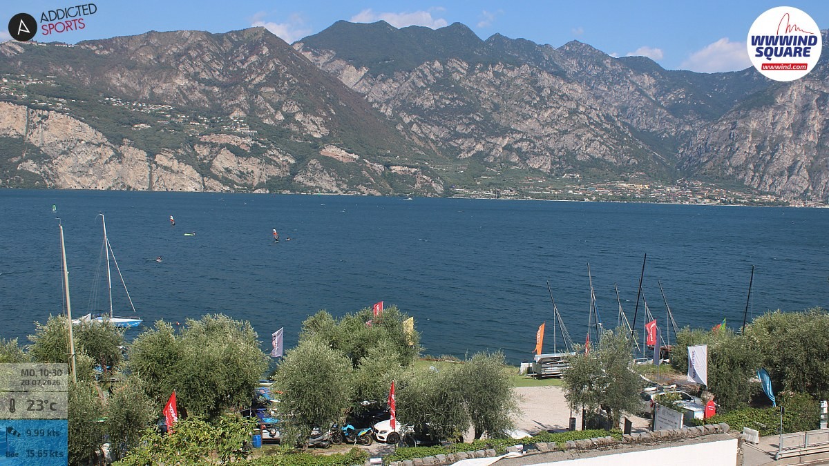 Archiv Foto Webcam Gardasee - Malcesine
