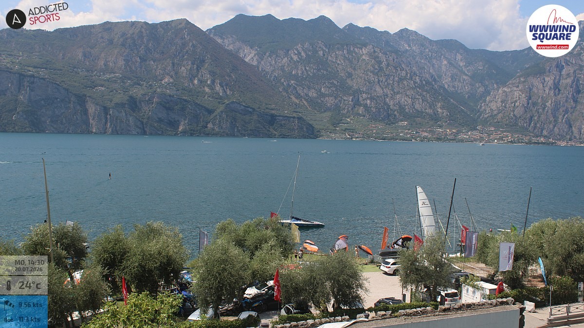Archiv Foto Webcam Gardasee - Malcesine