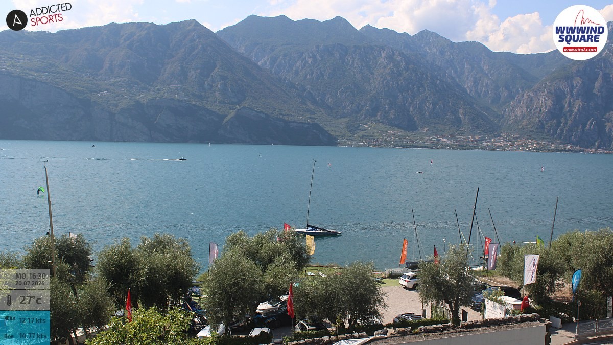 Archiv Foto Webcam Gardasee - Malcesine