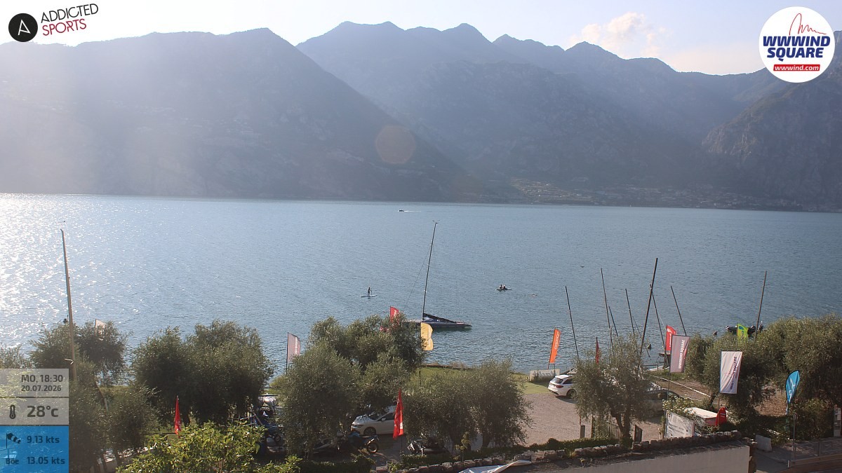 Archiv Foto Webcam Gardasee - Malcesine