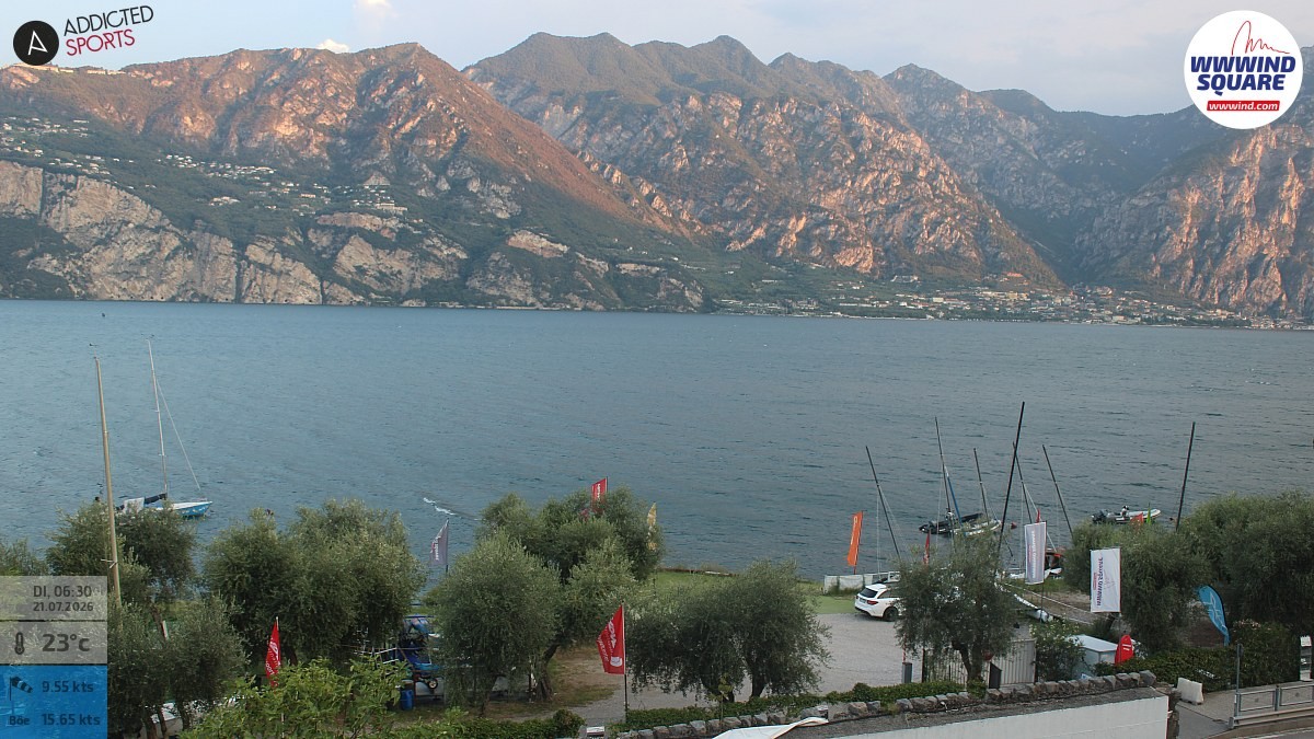 Archiv Foto Webcam Gardasee - Malcesine